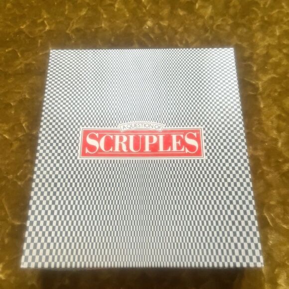 A Question Of Scruples Board Game Milton Bradley Vintage 1986 - Picture 1 of 3